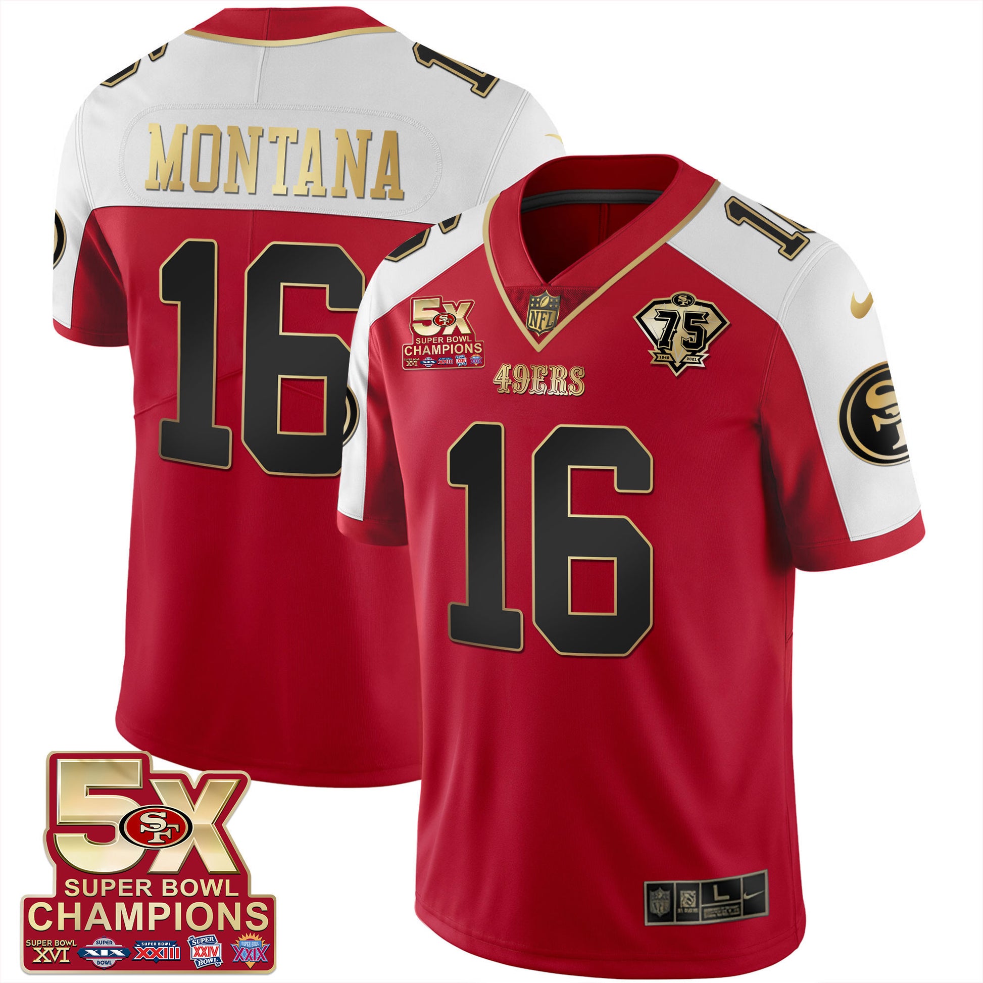 Red Alternate - Joe Montana