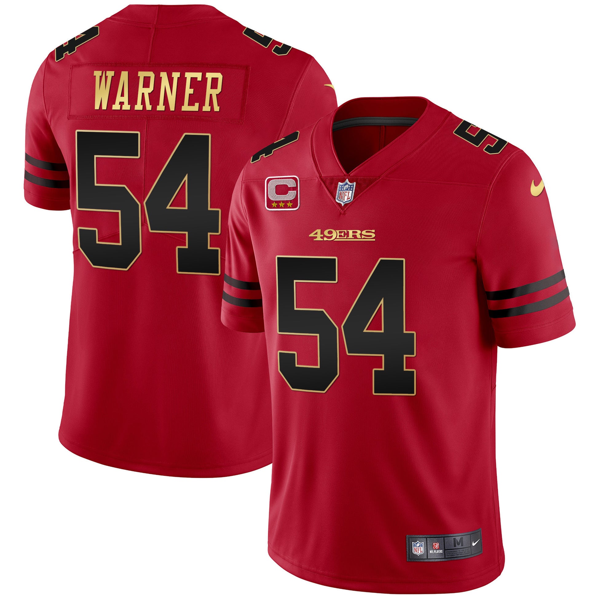 Men’s Black Red Gold Blooded Jersey