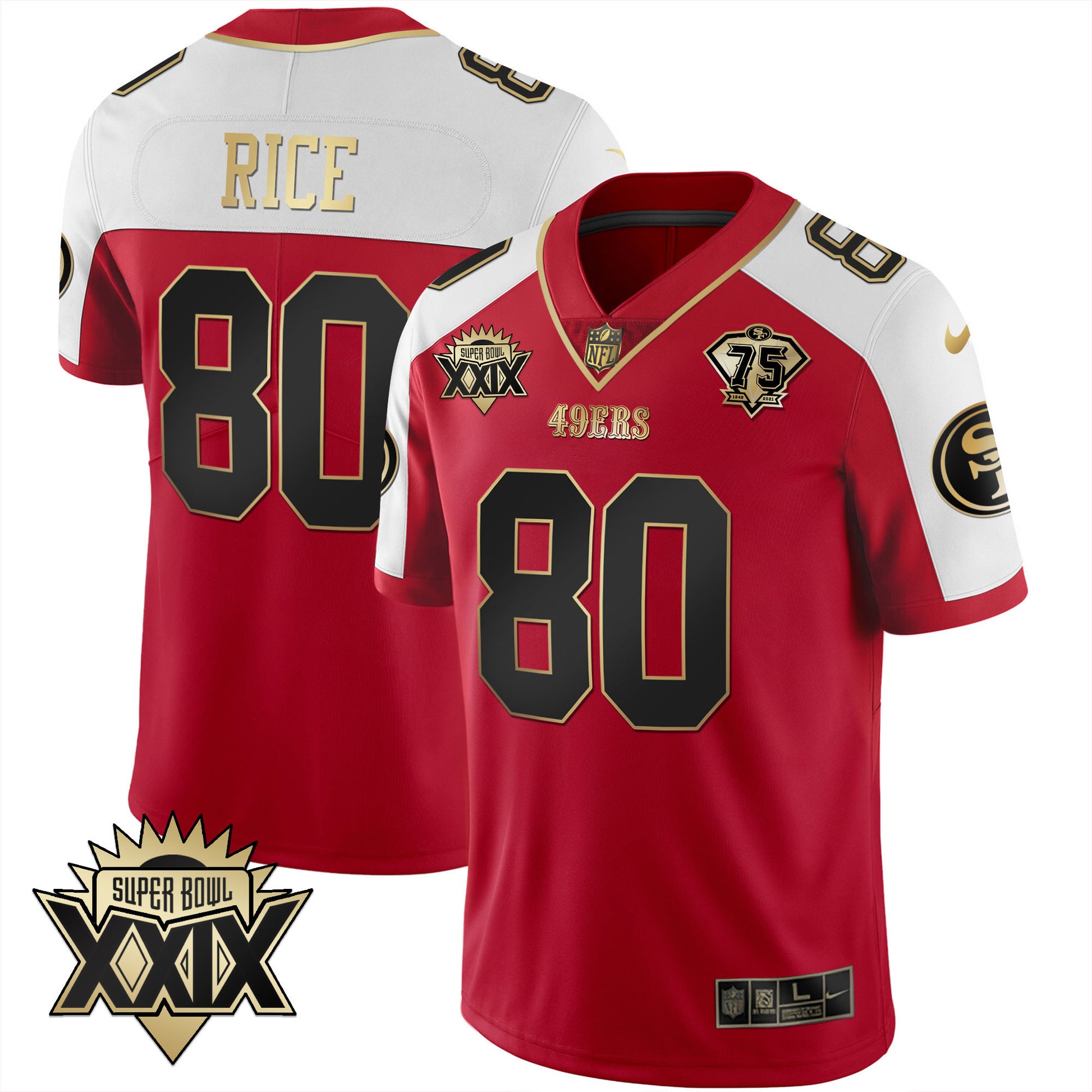 Red Alternate - Jerry Rice