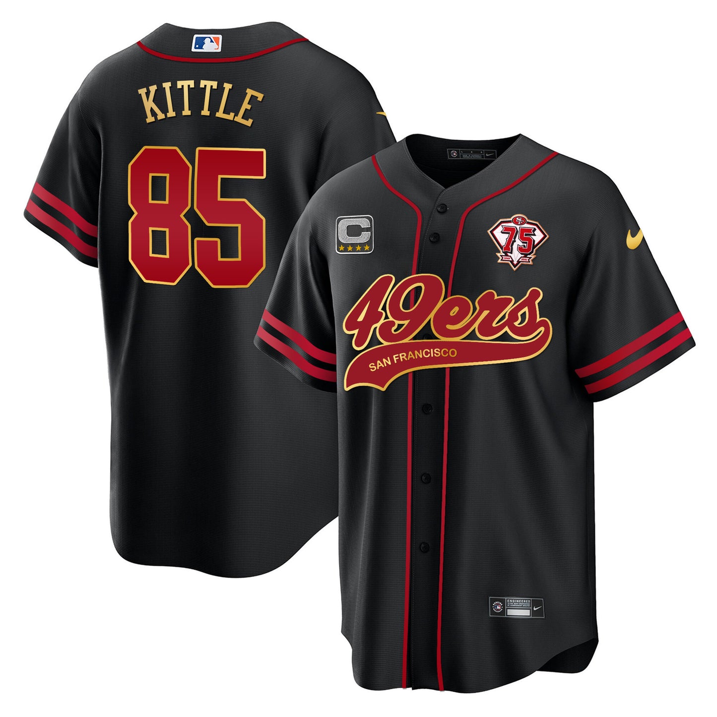 Black Gold Trim - George Kittle