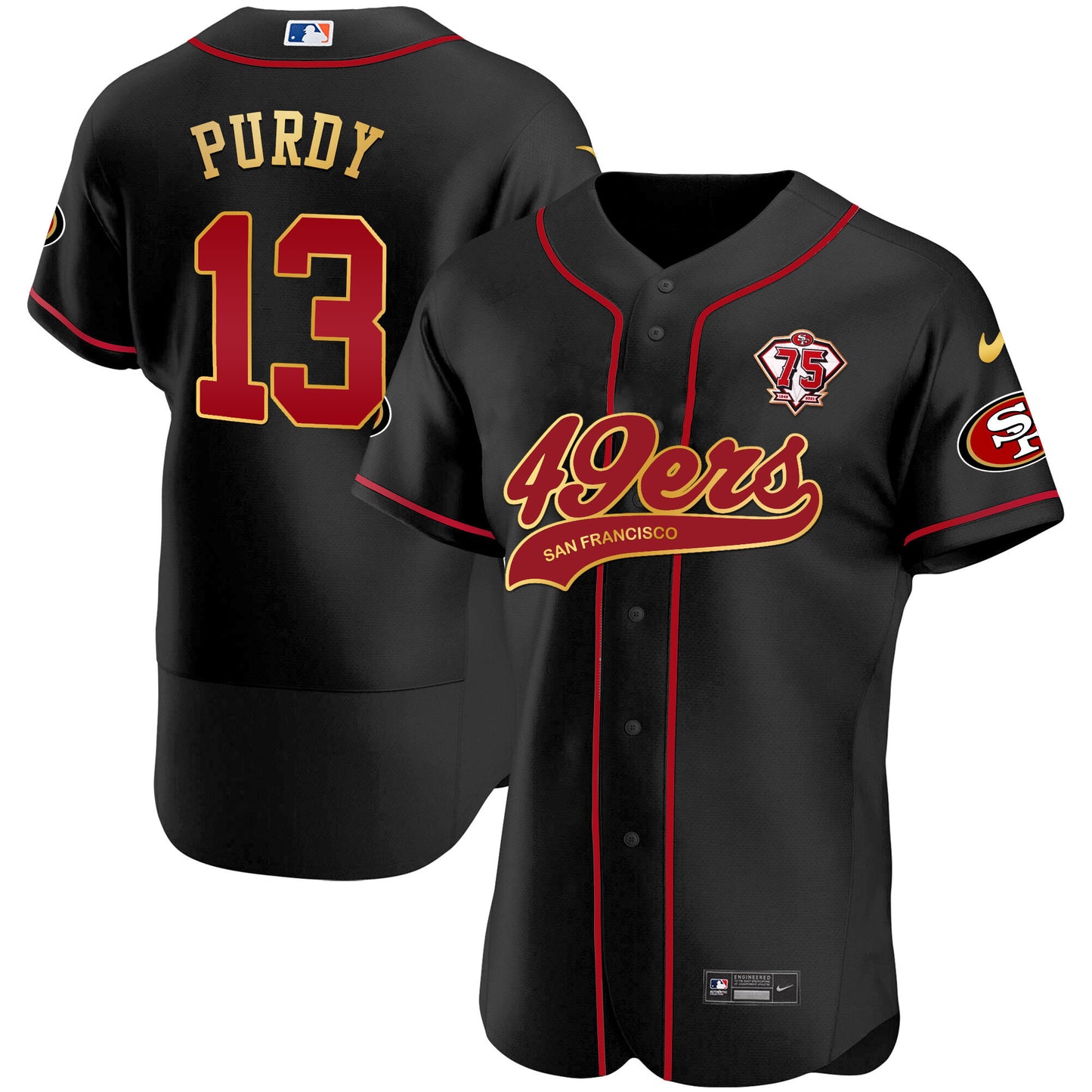 Black Gold Trim - Brock Purdy