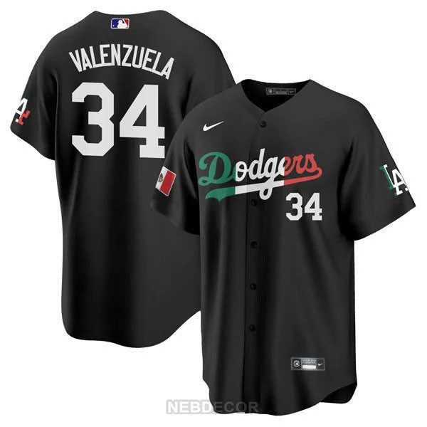 Black Mexico Flag - Fernando Valenzuela