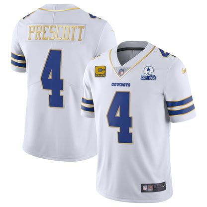 White Gold Trim - Dak Prescott