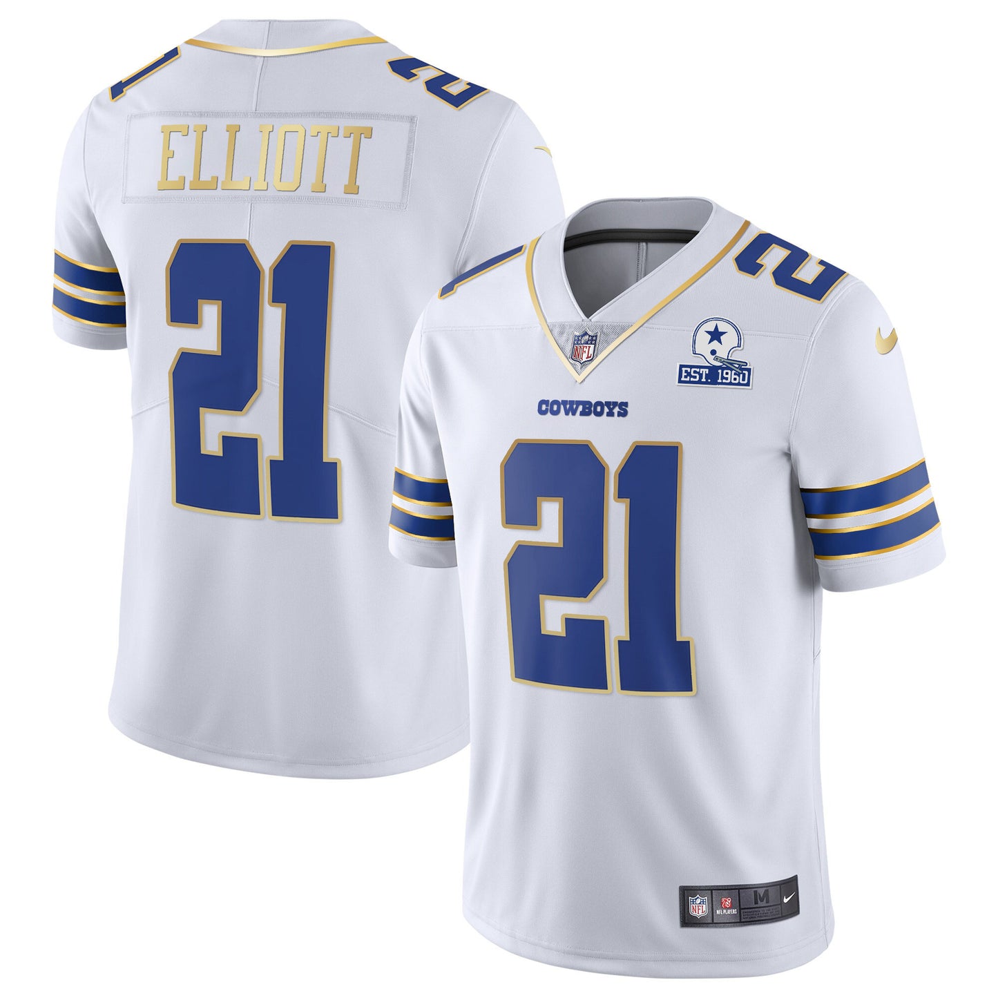 White Gold Trim - Ezekiel Elliott