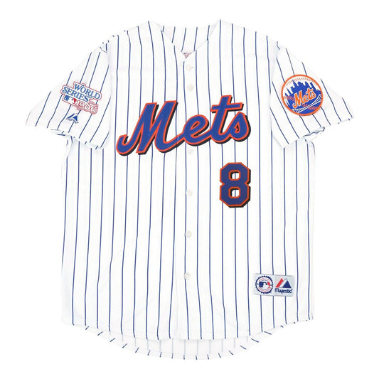 Gary Carter New York 1986 World Series White Jersey