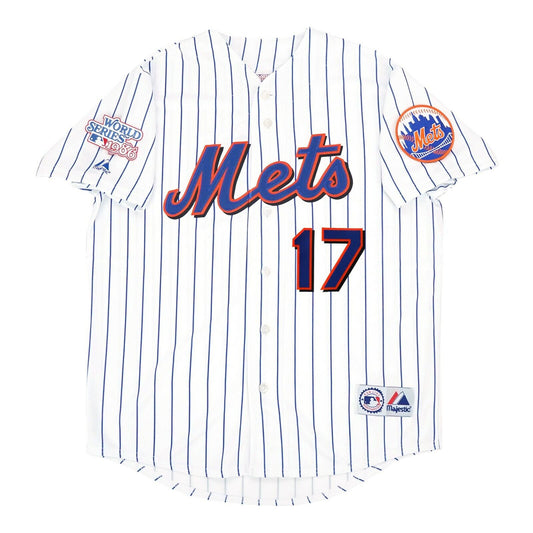 Keith Hernandez New York 1986 World Series White Jersey