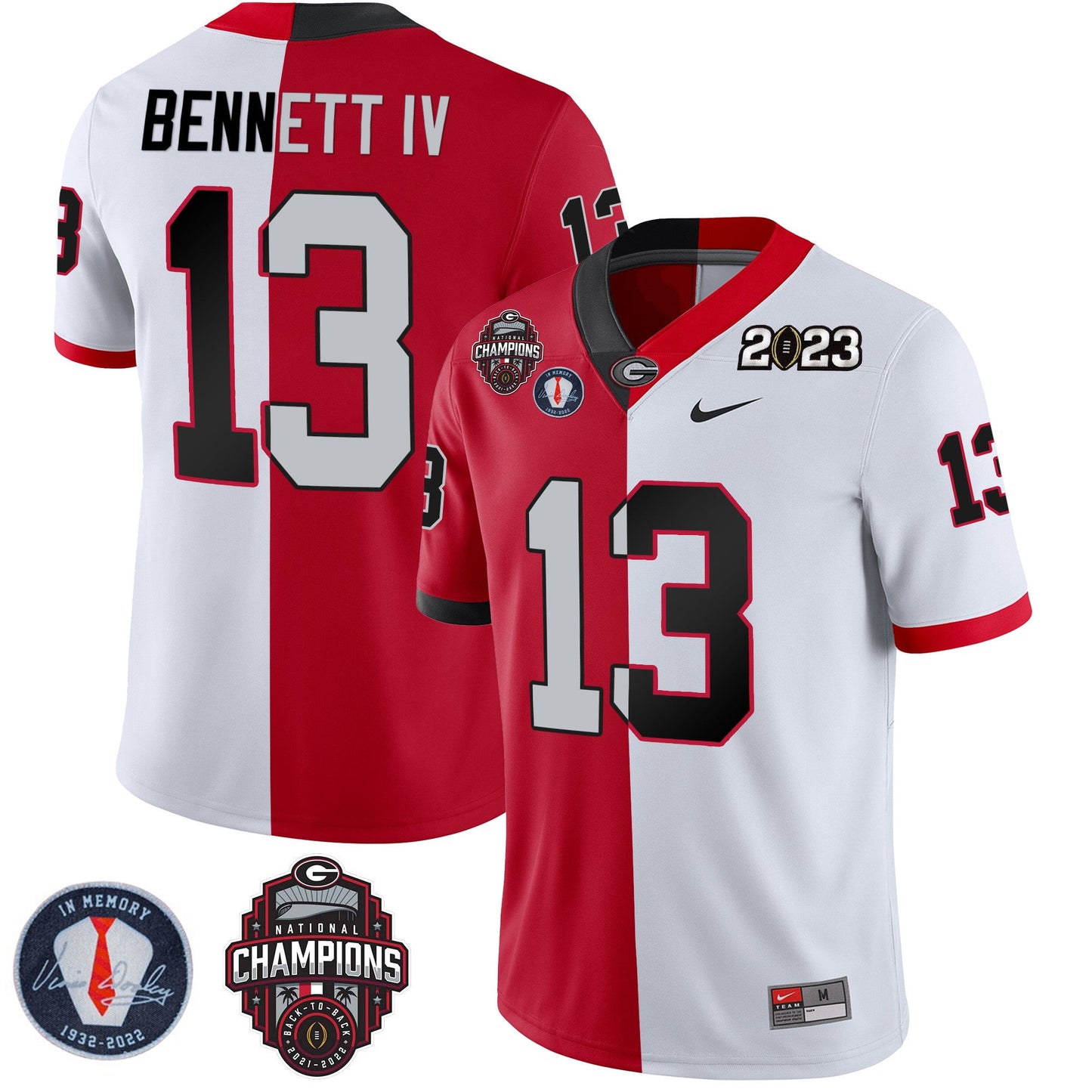 Split Red White - Stetson Bennett