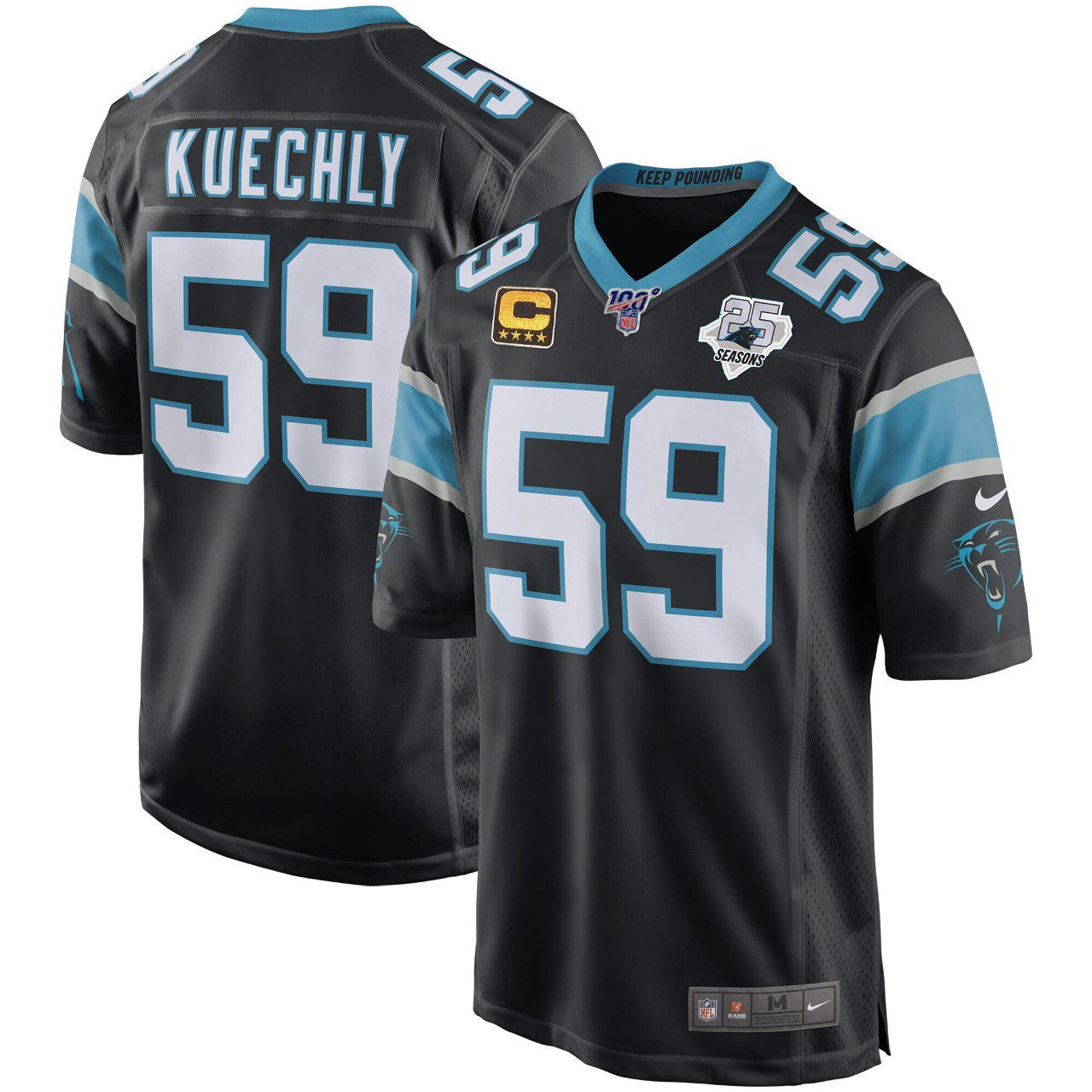 Luke Kuechly Carolina Black Jersey
