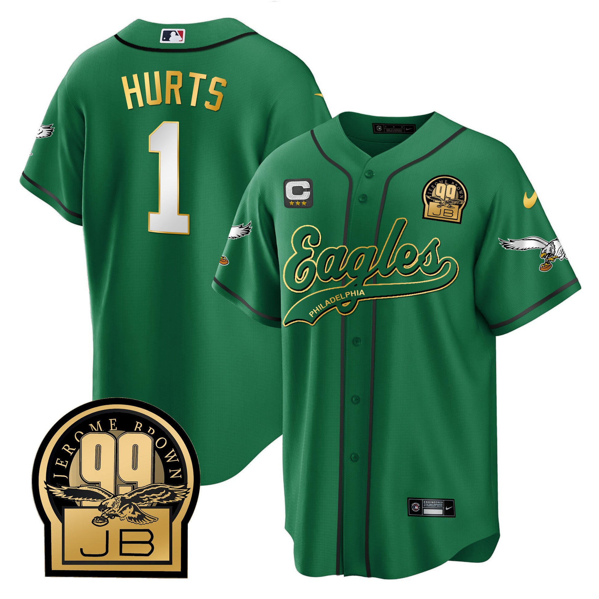 Kelly Gold Trim - Jalen Hurts