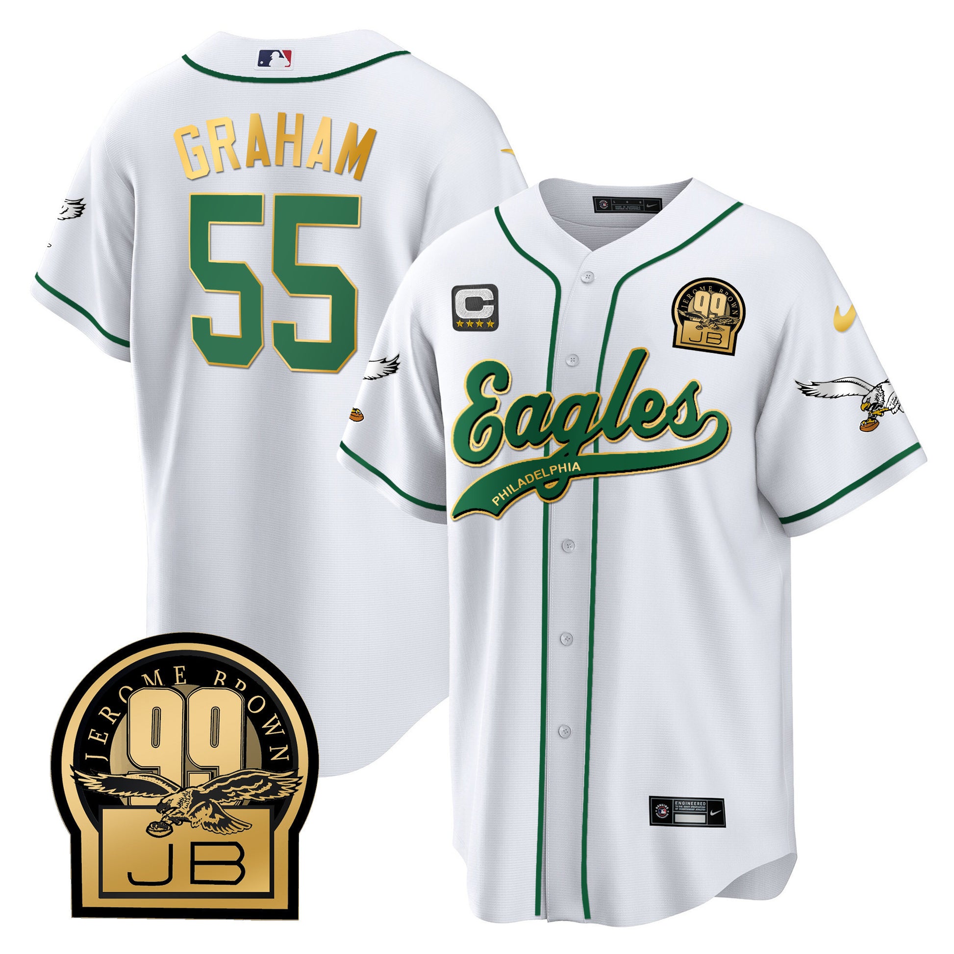 White Gold Trim - Brandon Graham