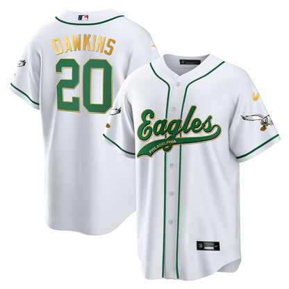 White Gold Trim - Brian Dawkins