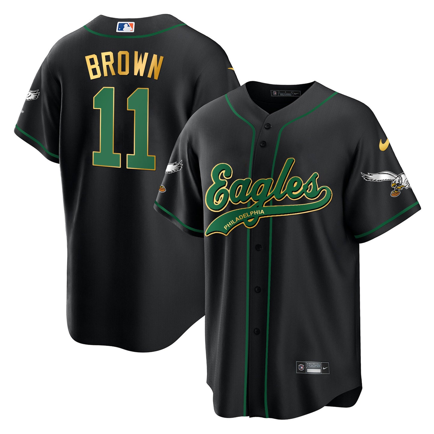 Black Gold Trim - A.J. Brown