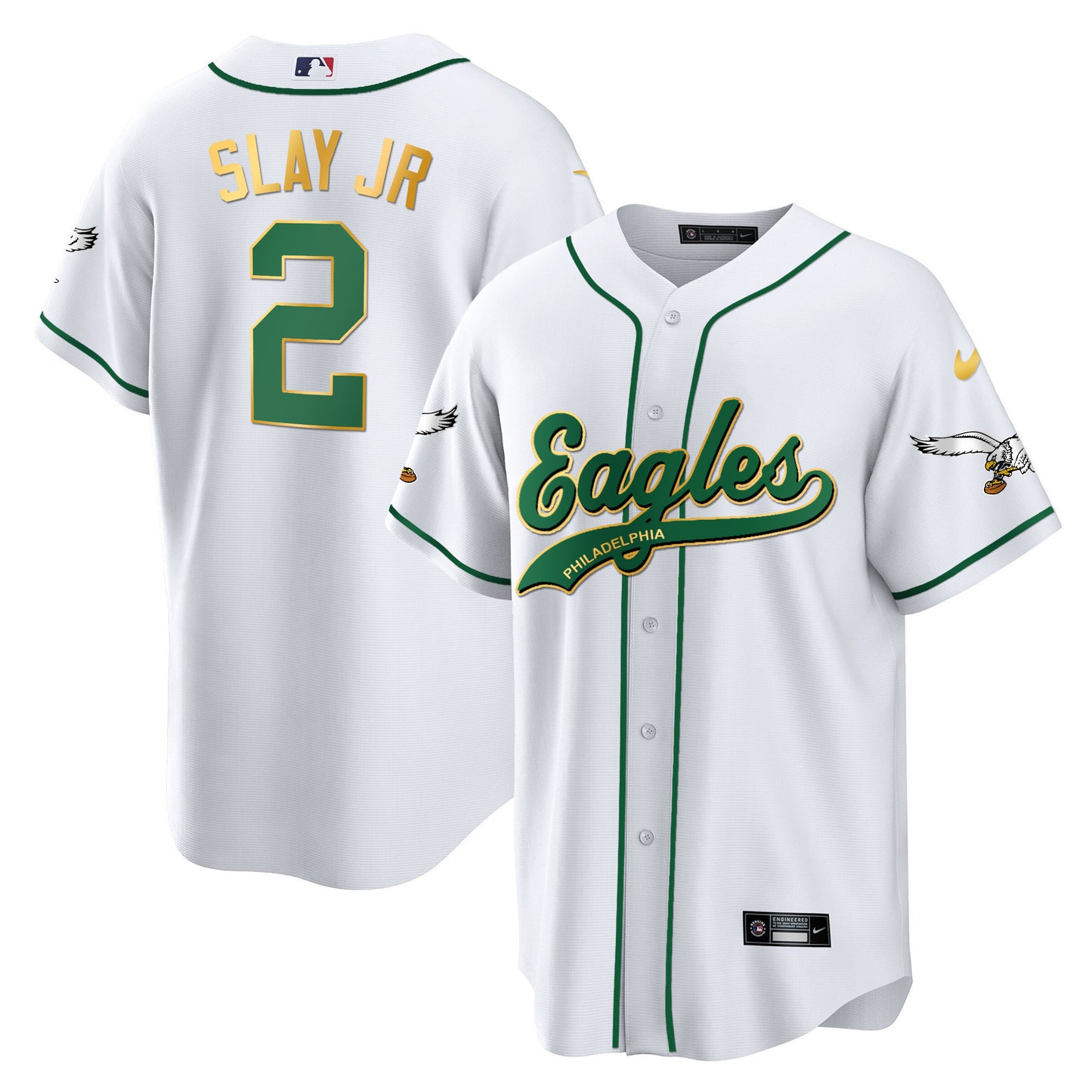 White Gold Trim - Darius Slay Jr.