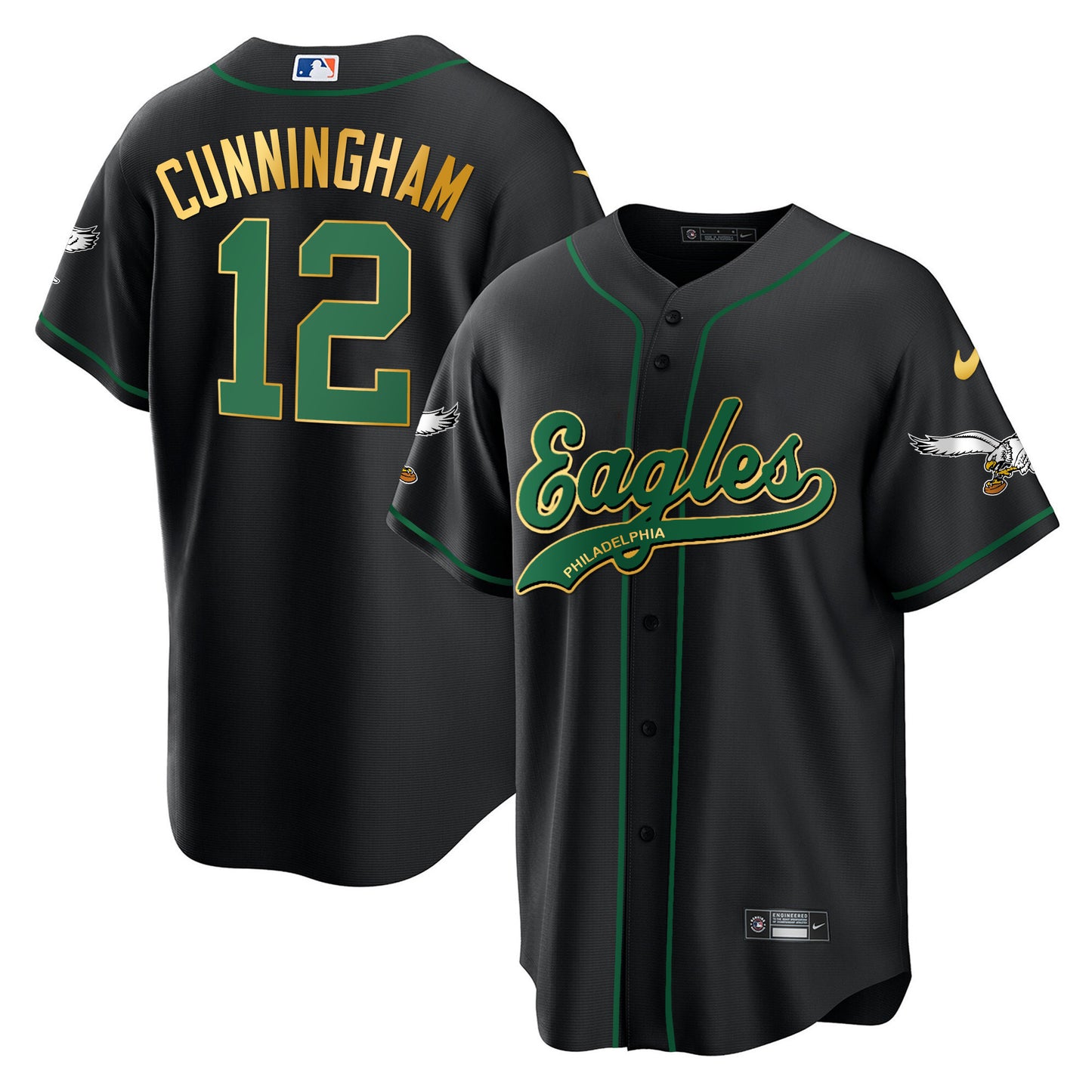 Black Gold Trim - Randall Cunningham
