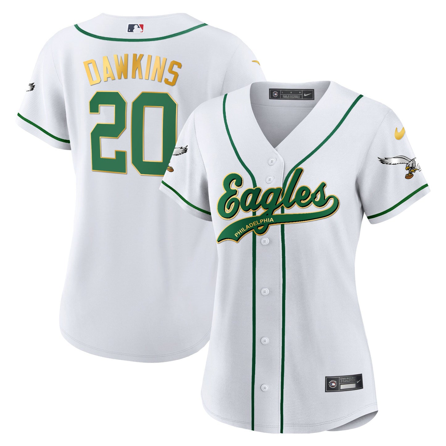 White Gold Trim - Brian Dawkins