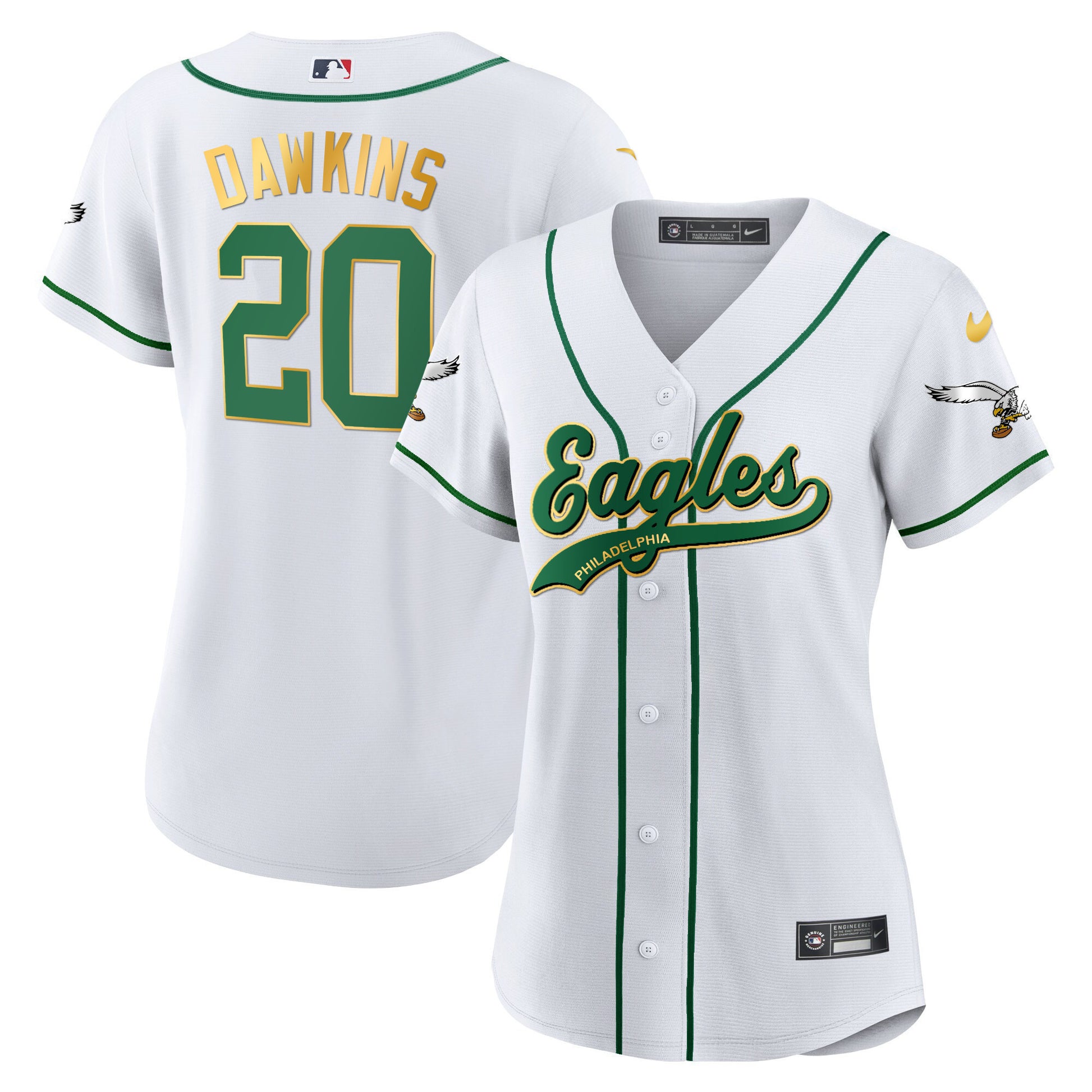 White Gold Trim - Brian Dawkins