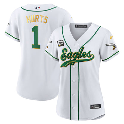 White Gold Trim - Jalen Hurts