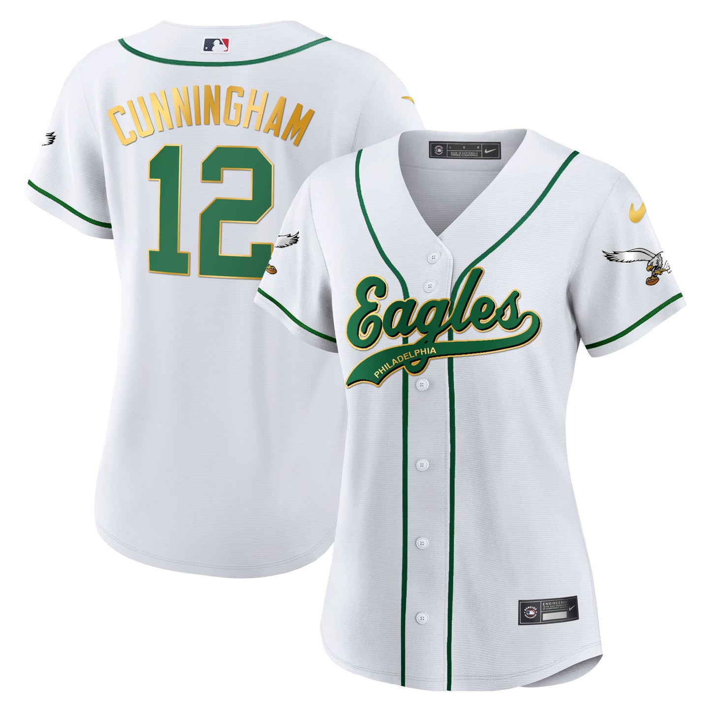 White Gold Trim - Randall Cunningham