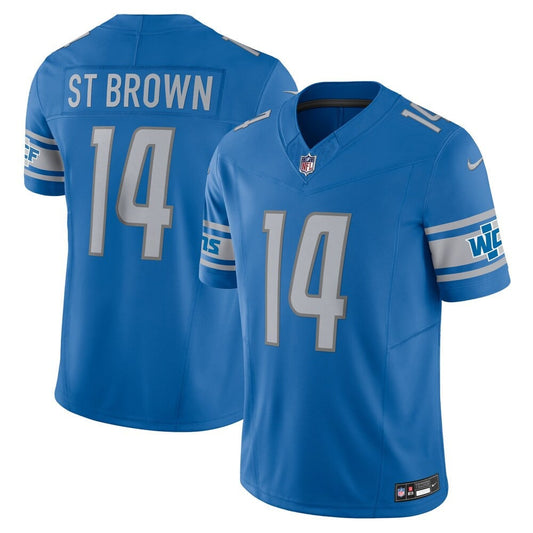St. Brown Detroit Blue Vapor F.U.S.E. Limited Jersey