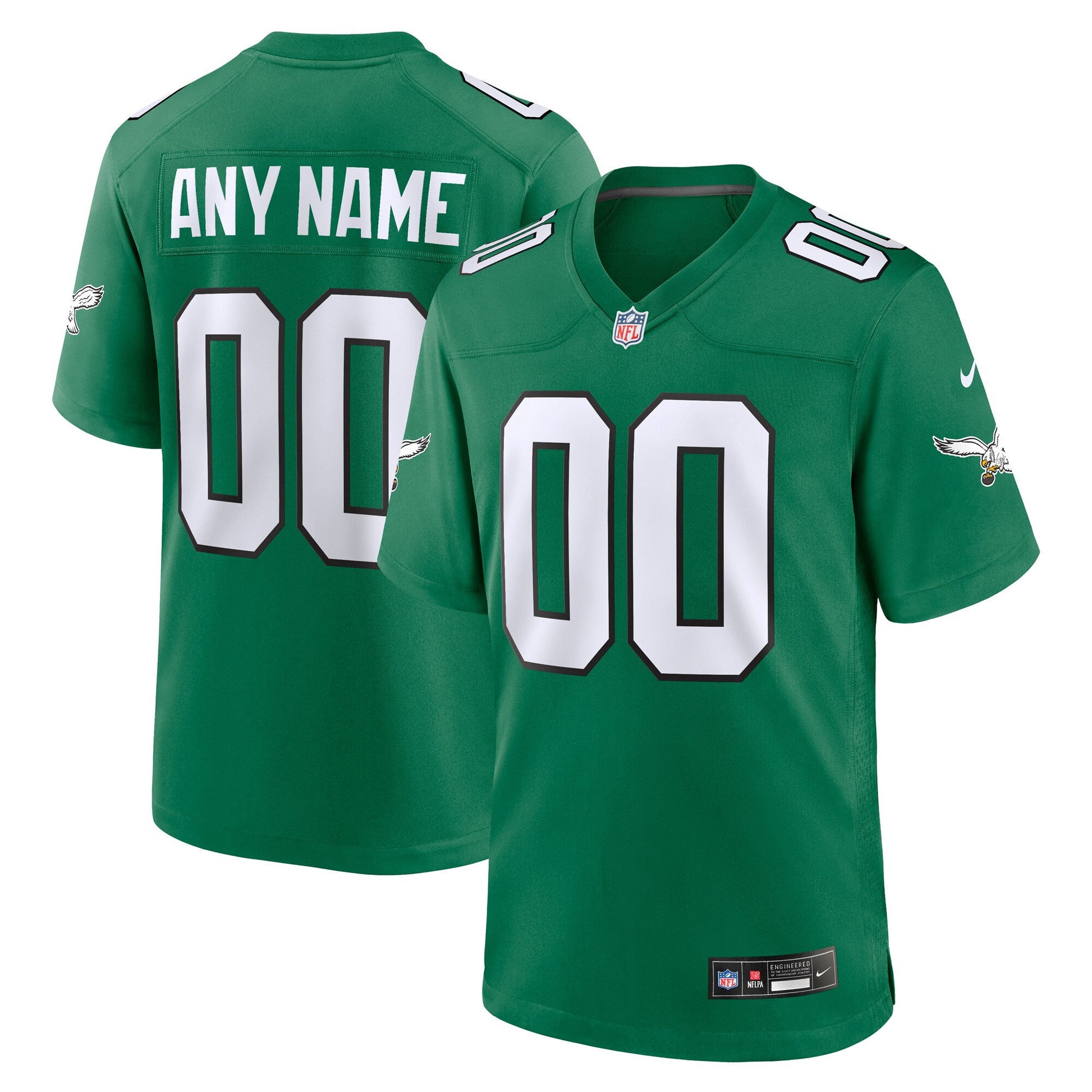 Philadelphia Alternate Custom Game Jersey – Kelly Green