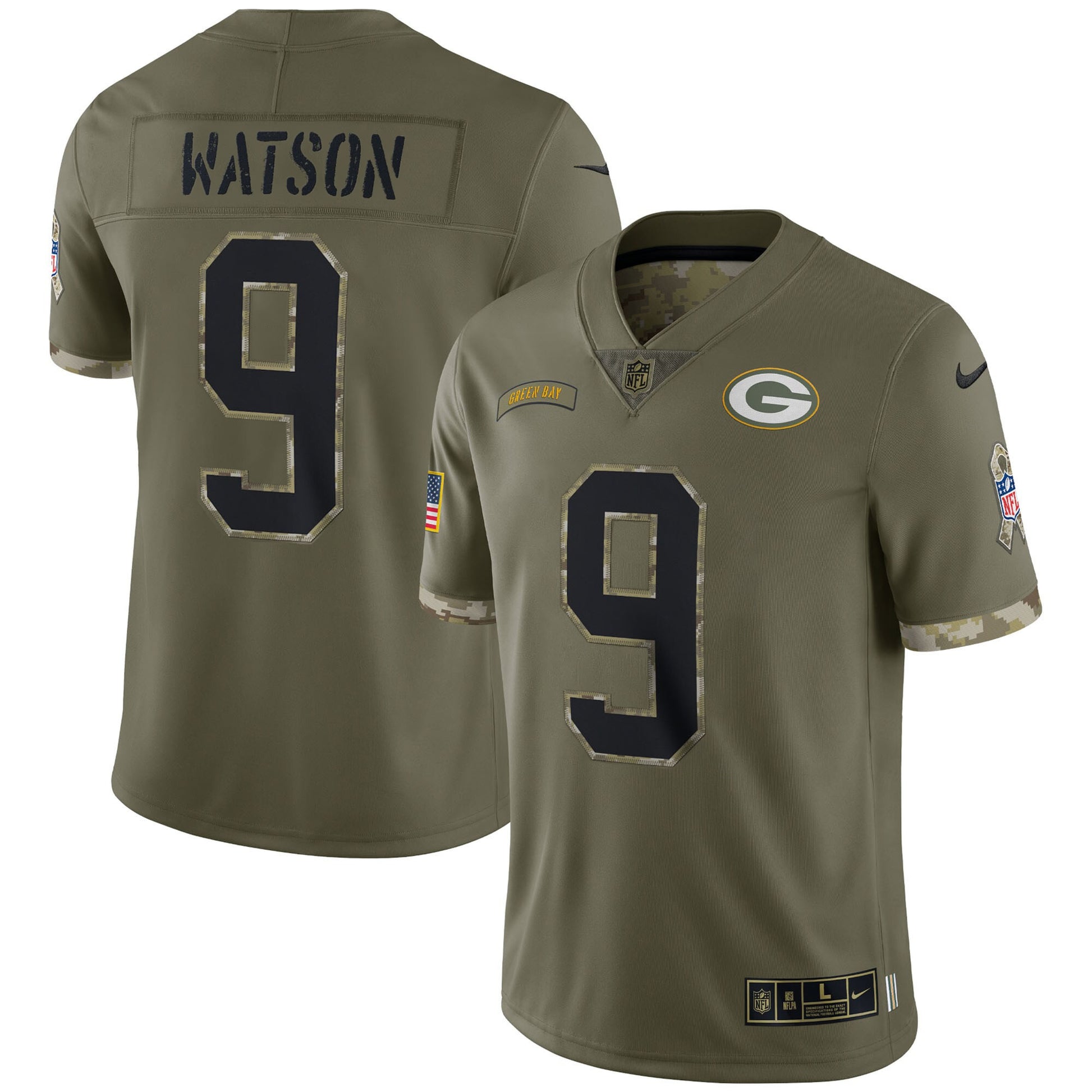 Green Bay Salute To Service Jersey