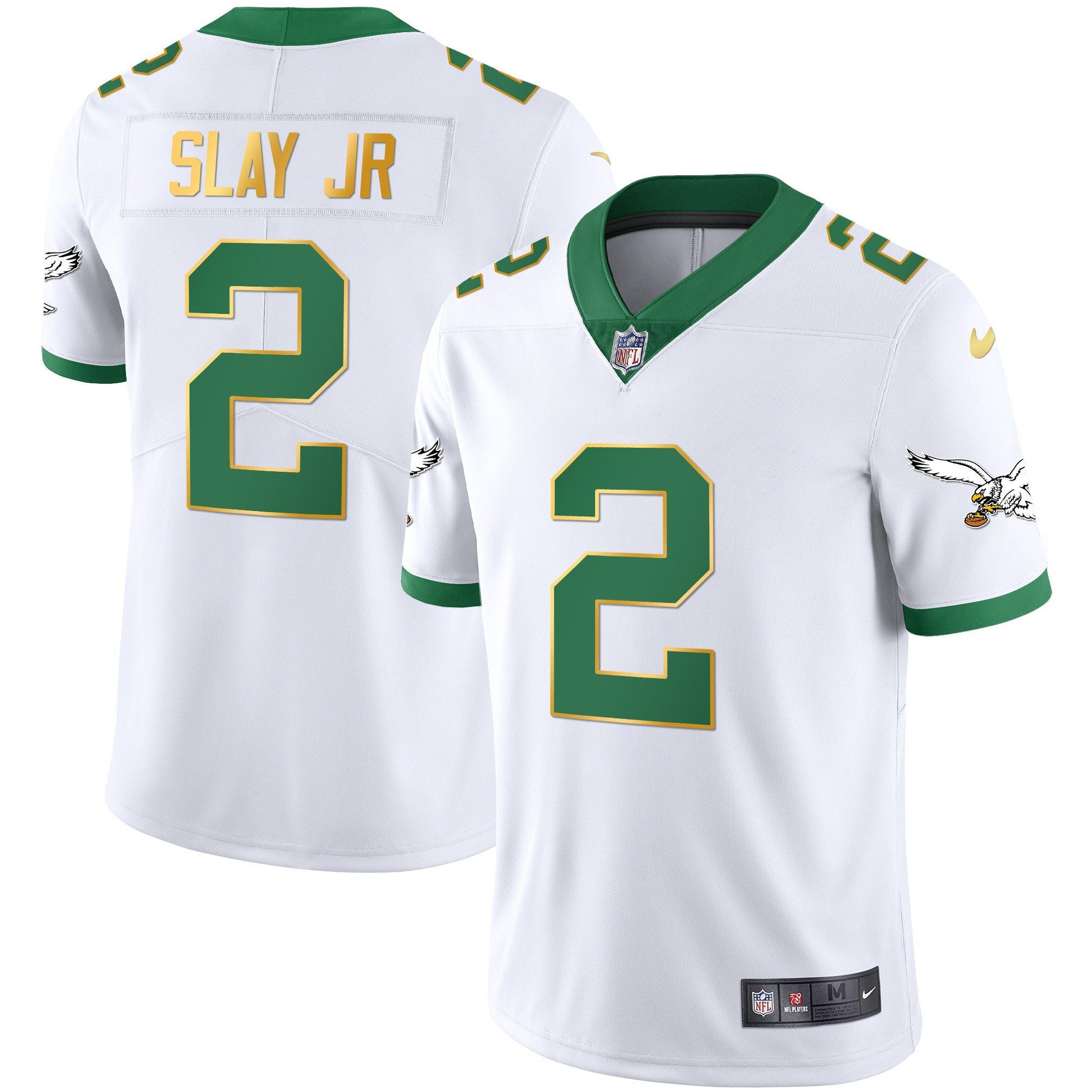 White Gold Trim - Darius Slay Jr.