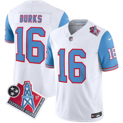 Blue Sleeves - Treylon Burks