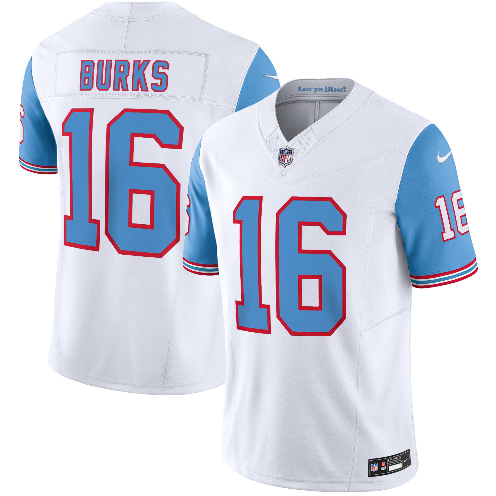 Blue Sleeves - Treylon Burks