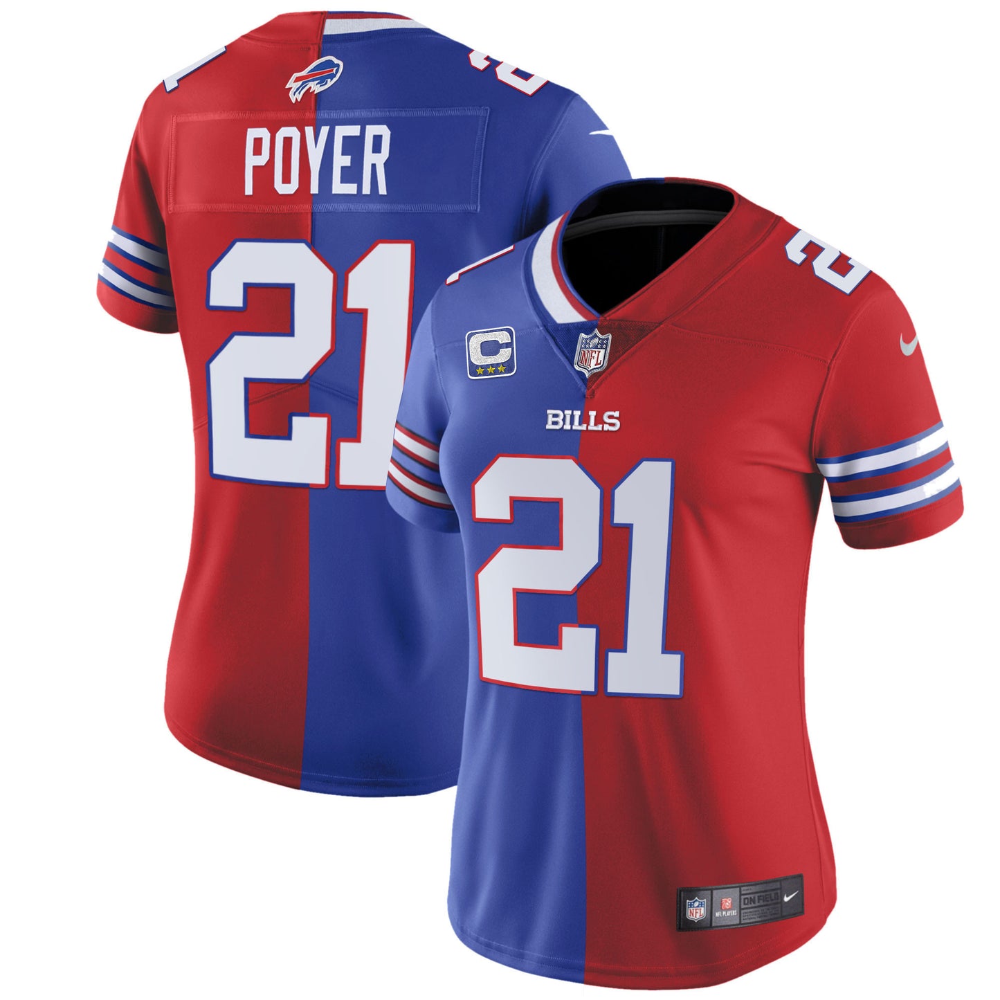Split Royal Red - Jordan Poyer