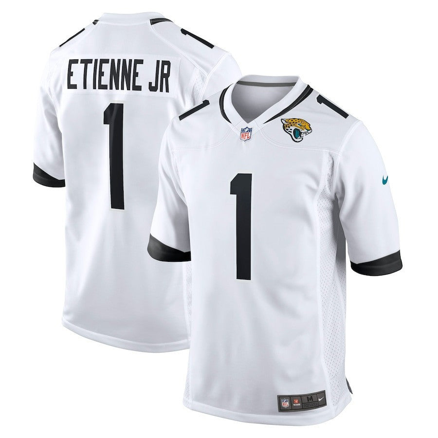 Travis Etienne Jr. White Jacksonville Game Jersey