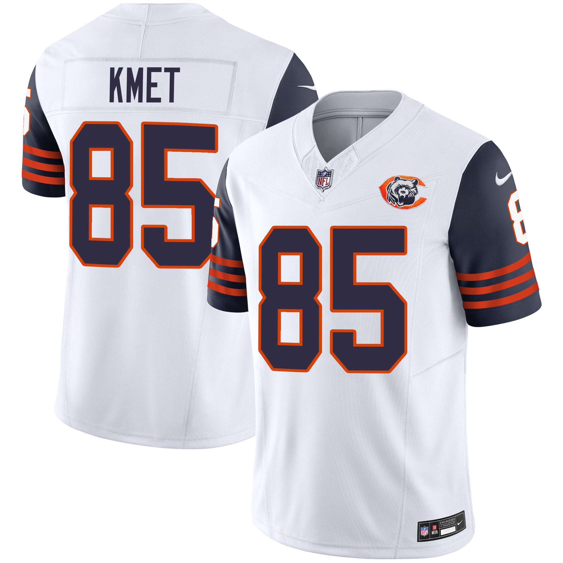 Navy Sleeves - Cole Kmet