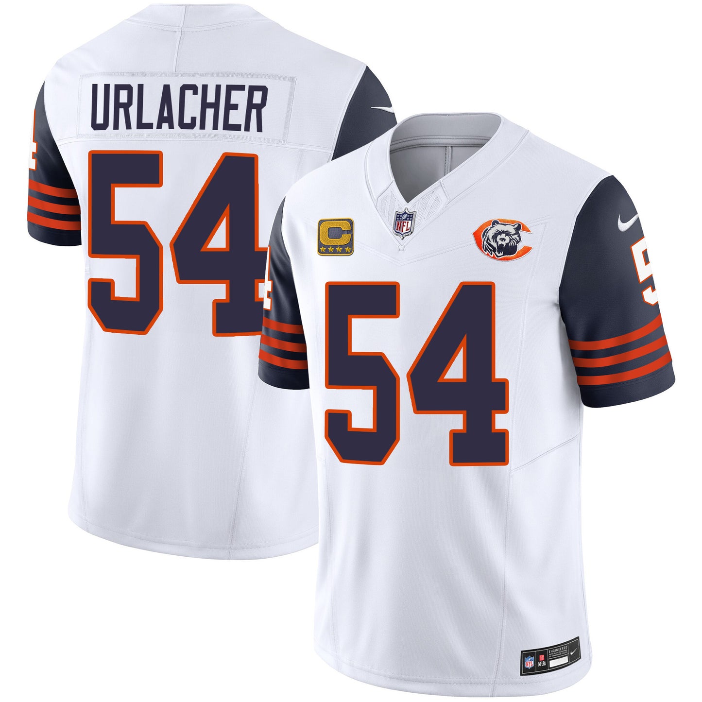 Navy Sleeves - Brian Urlacher