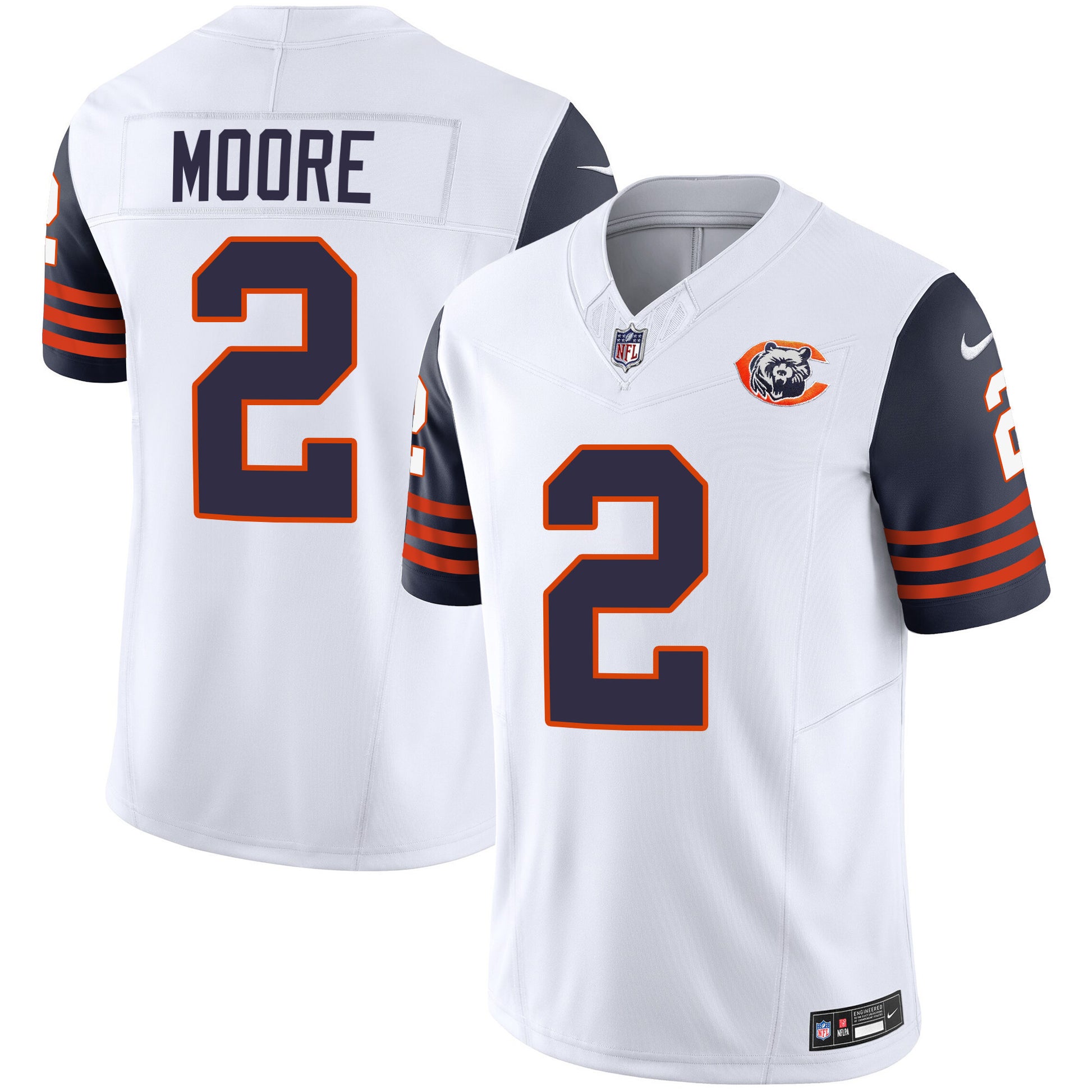 Navy Sleeves - D.J. Moore
