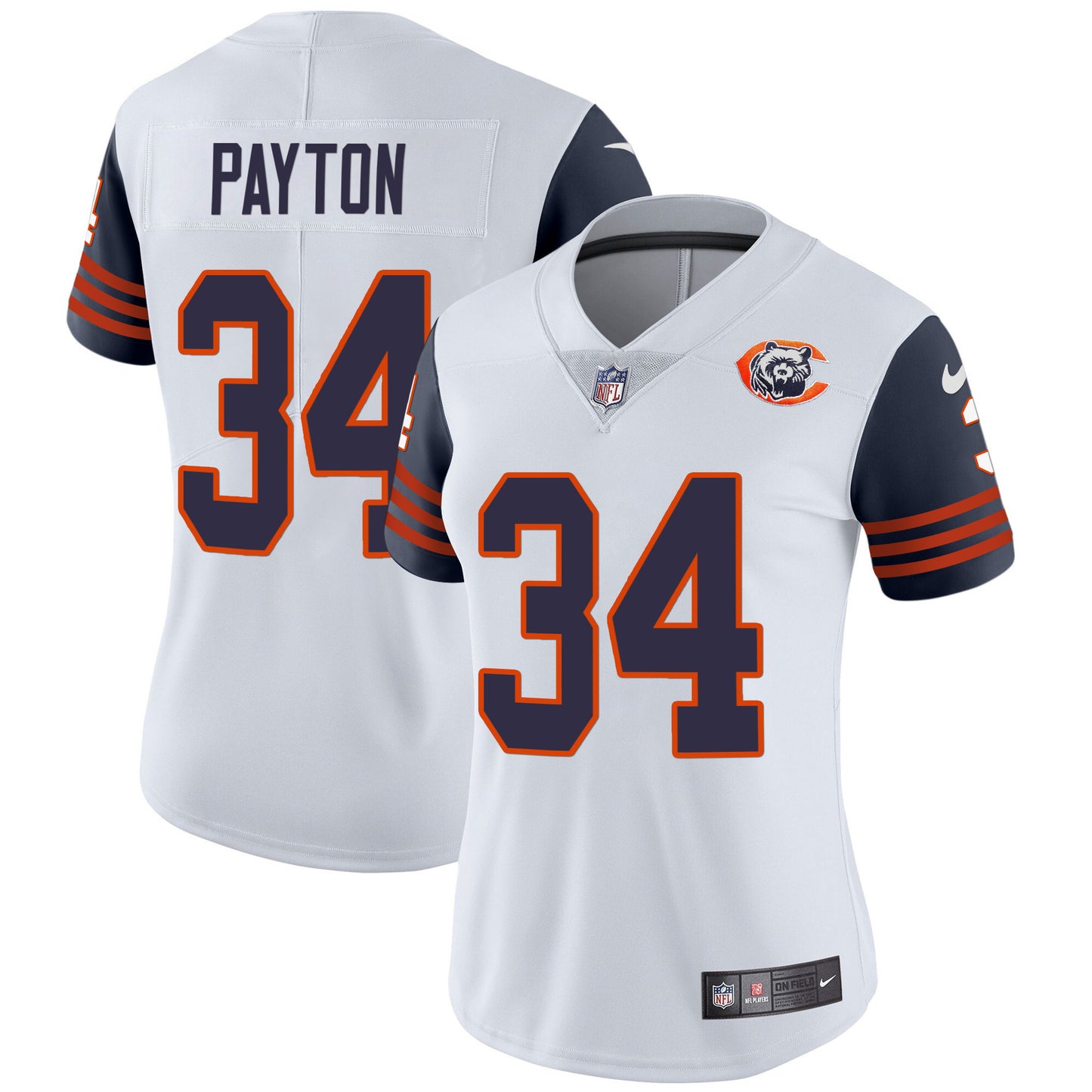 Navy Sleeves - Walter Payton