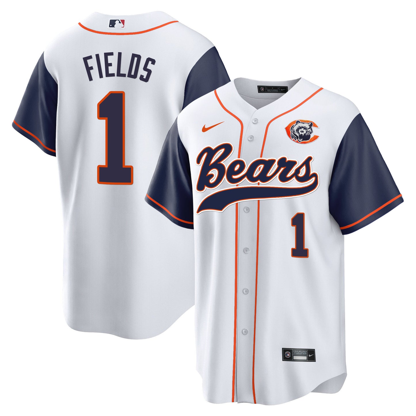 Navy Sleeves - Justin Fields