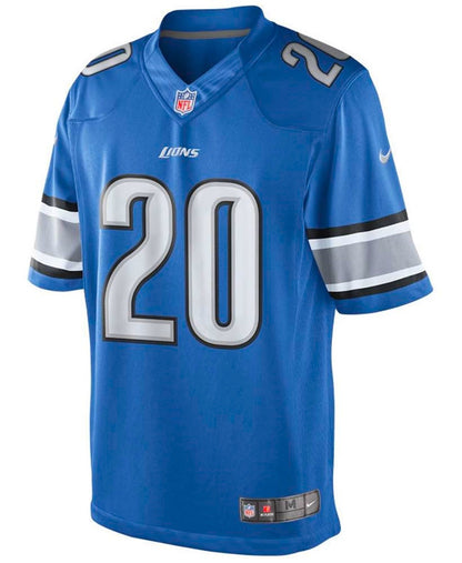 Barry Sanders Detroit Home Blue Jersey