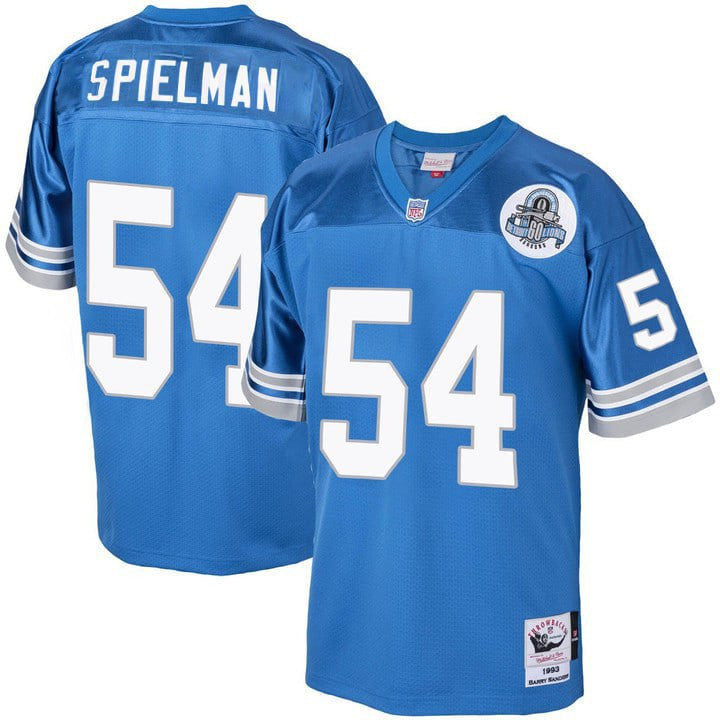 Chris Spielman Detroit 1993 Throwback Jersey