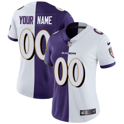 Women - Split White Purple