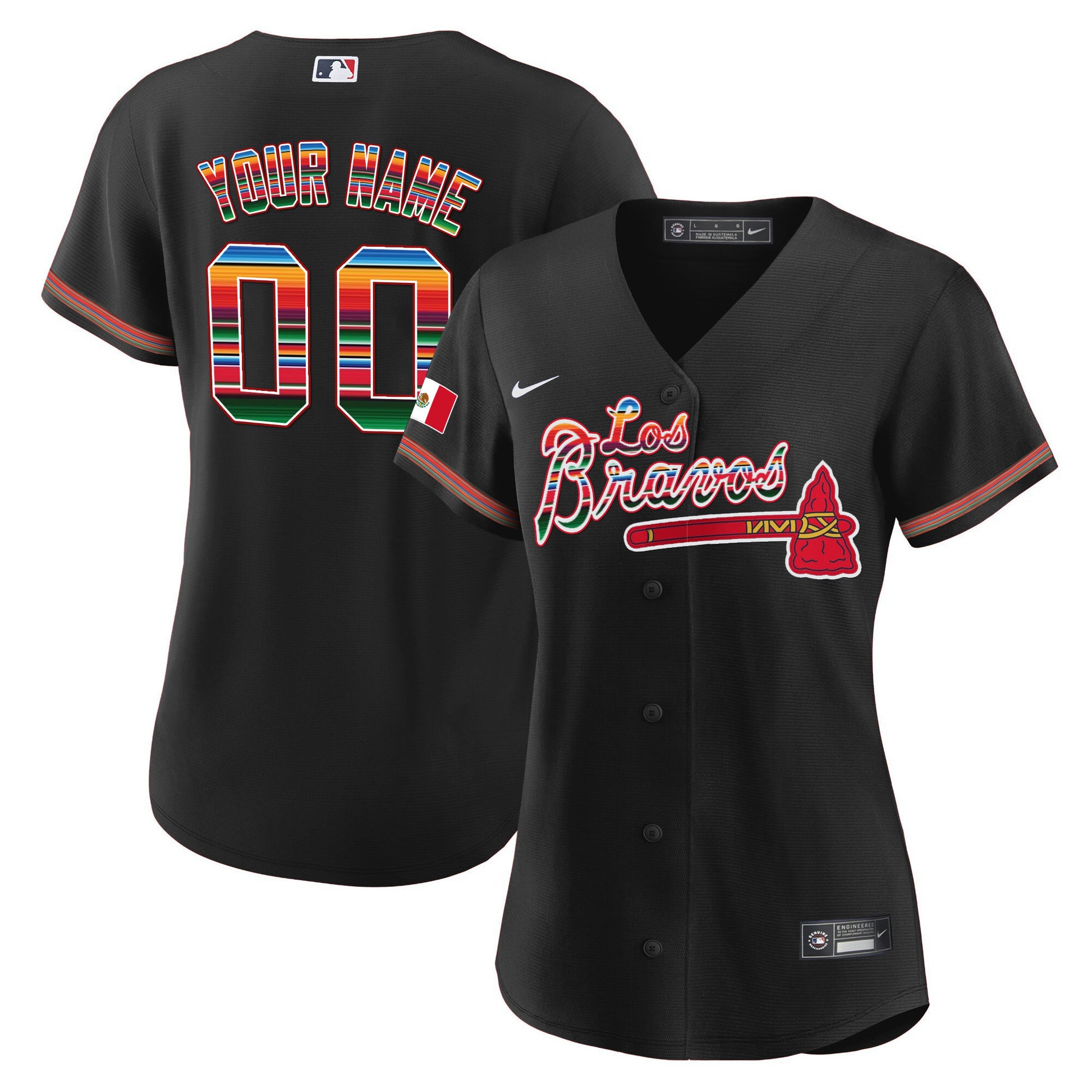Atlanta Los Bravos Mexico Custom Jersey