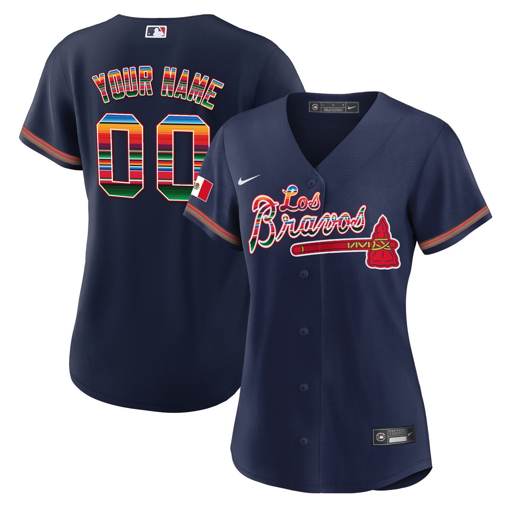 Atlanta Los Bravos Mexico Custom Jersey