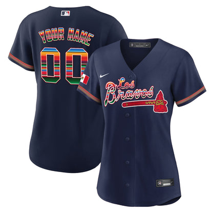 Atlanta Los Bravos Mexico Custom Jersey