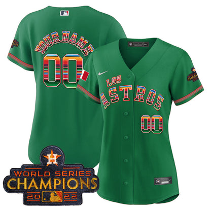 Houston Los Mexico Custom Jersey