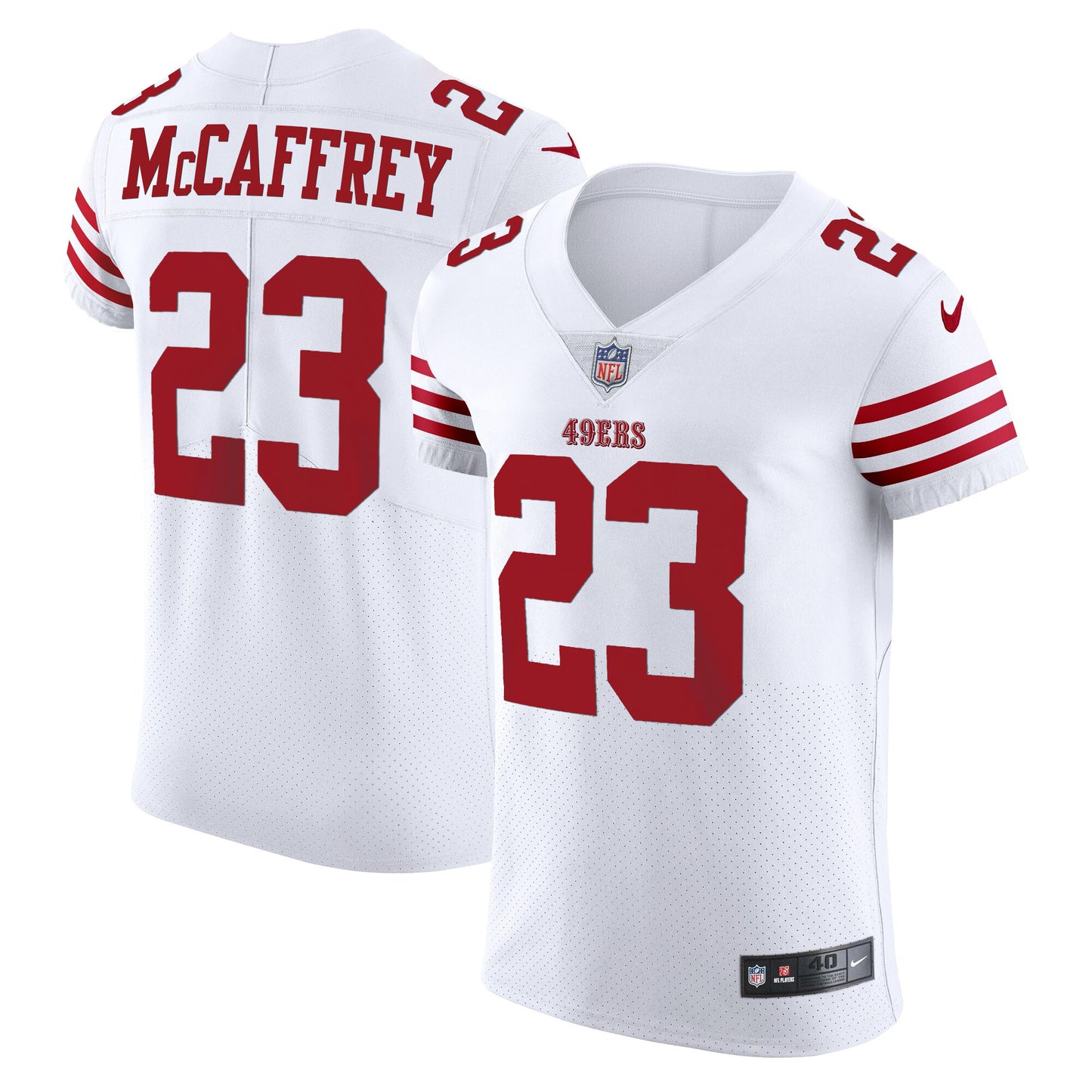 White - Christian McCaffrey