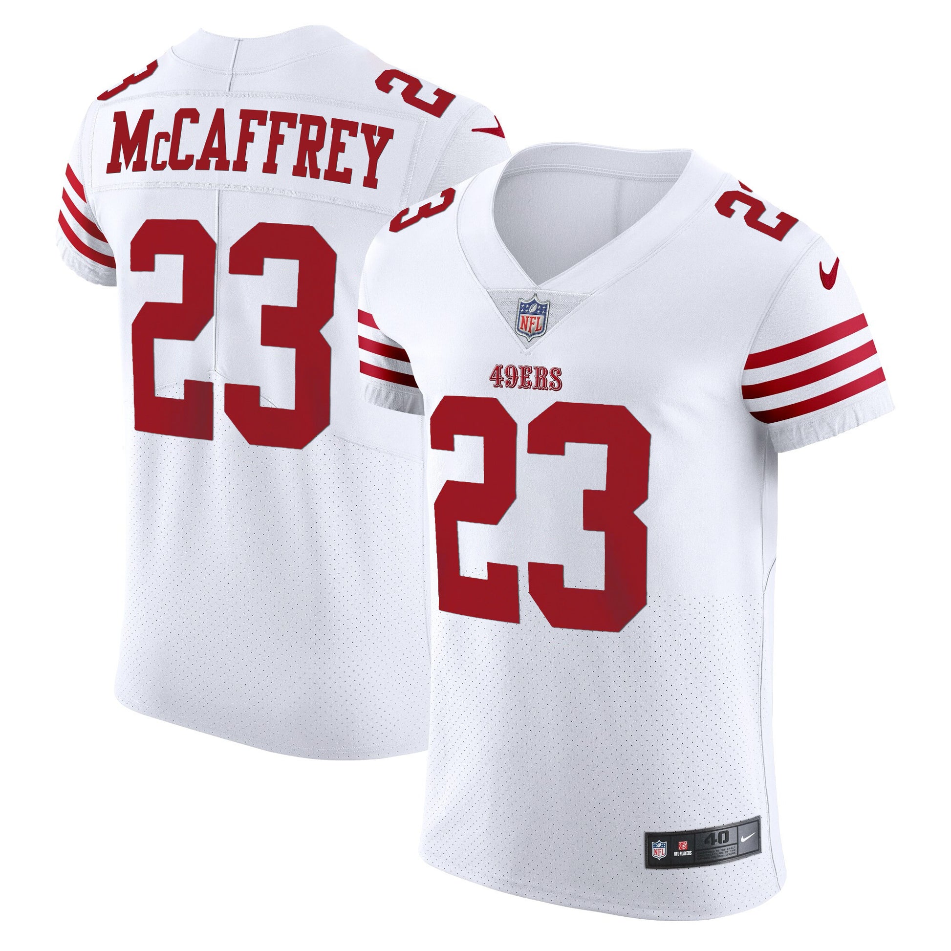 White - Christian McCaffrey