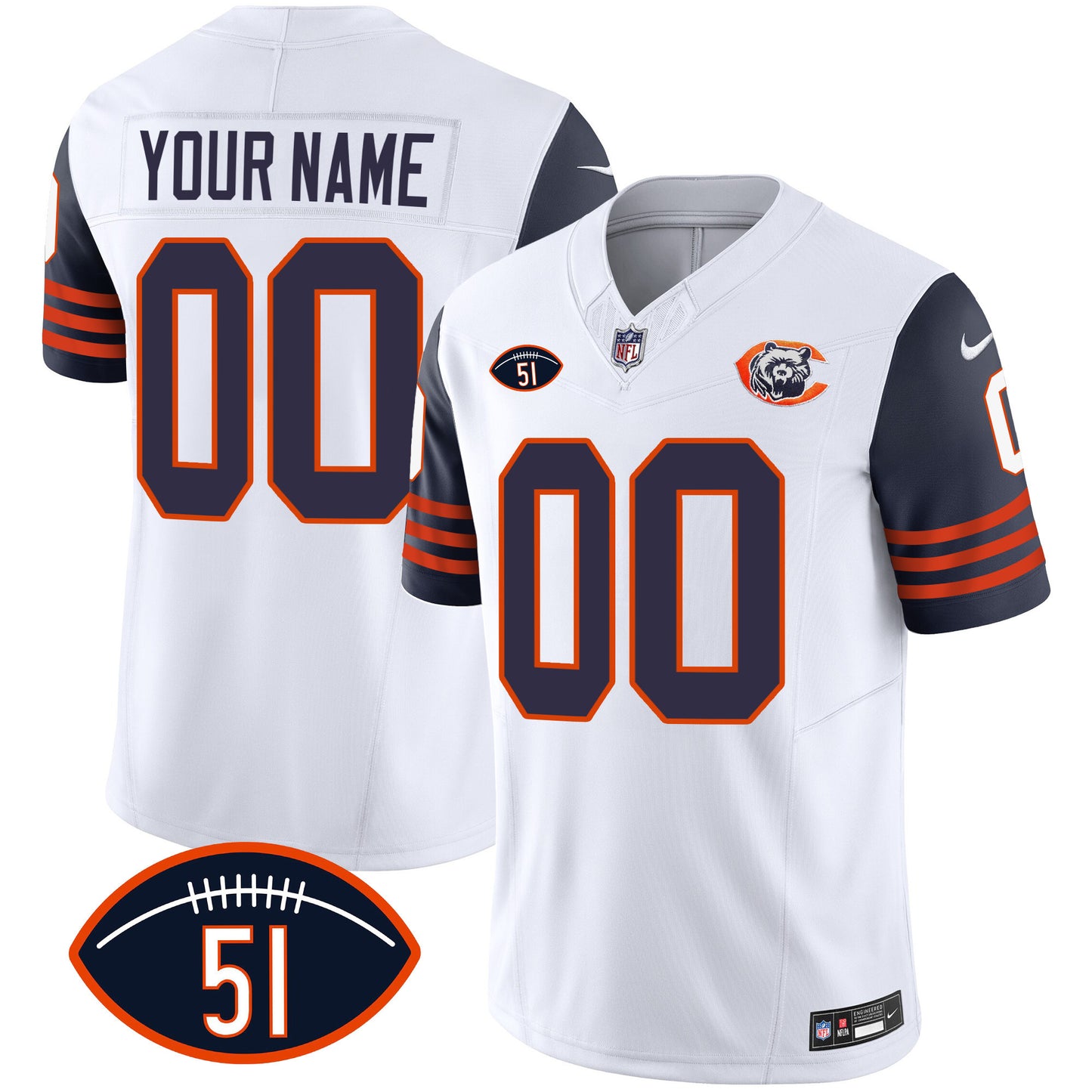 Navy Sleeves
