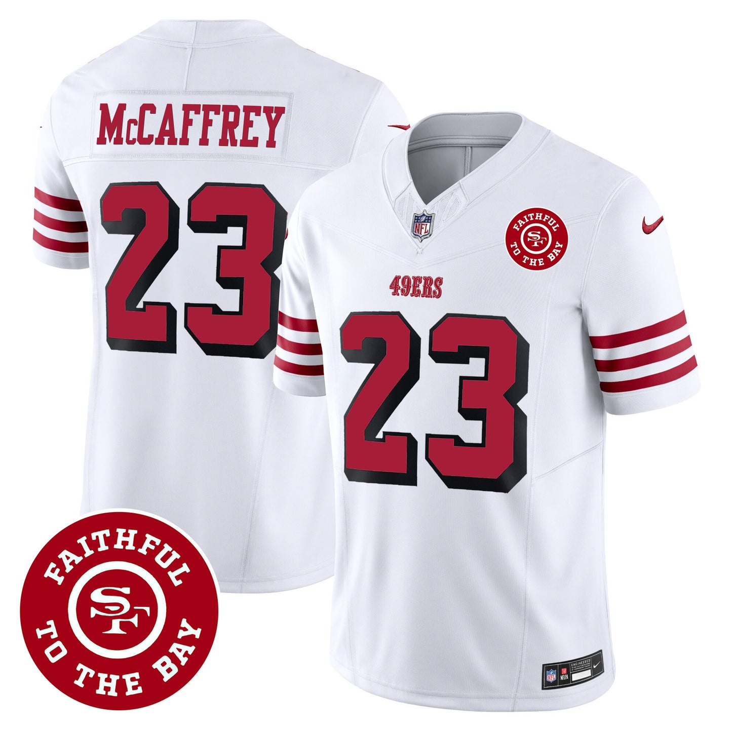 White - Christian McCaffrey