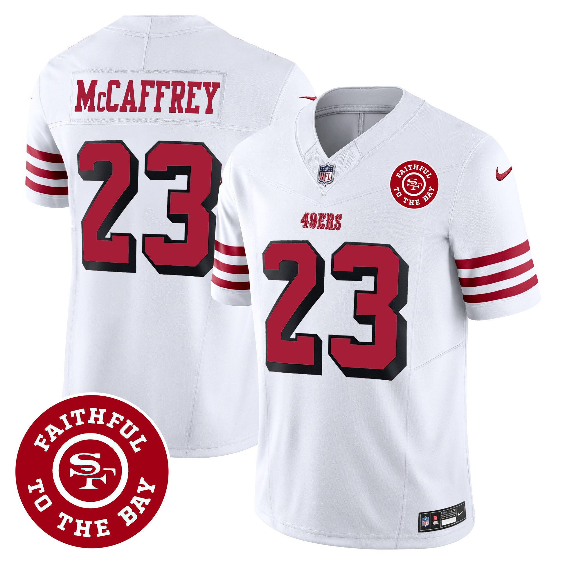 White - Christian McCaffrey