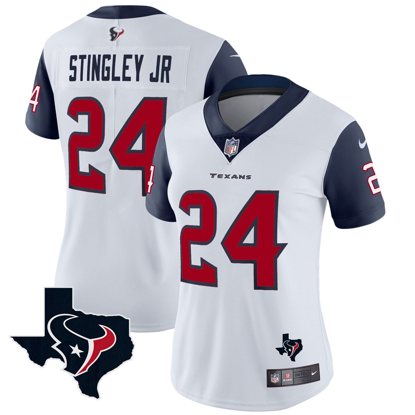 Navy Sleeves - Derek Stingley Jr.