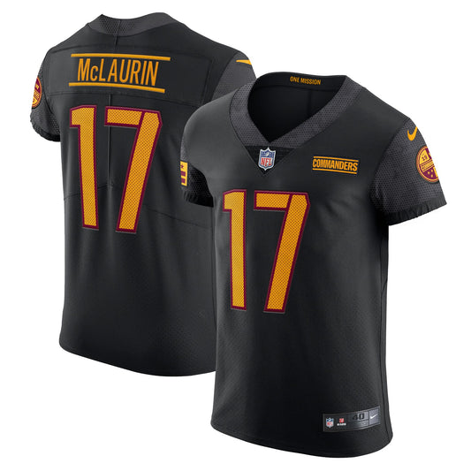Terry McLaurin Washington Black Vapor Elite Jersey