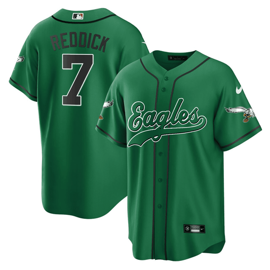 Reddick Kelly Black & Kelce White Baseball Jersey